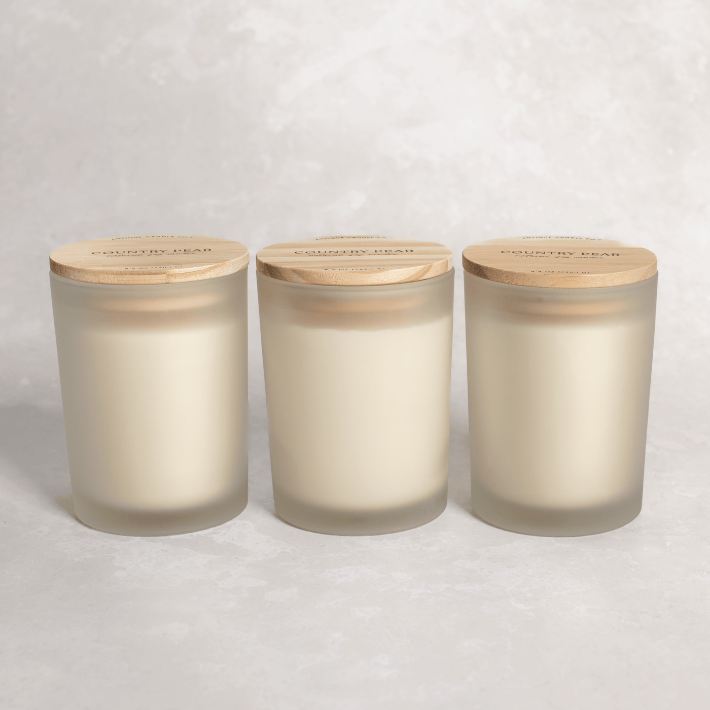 Country Pear Luxe Candle Bundle of Three