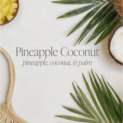 Pineapple Coconut Luxe Candle Bundle of Three