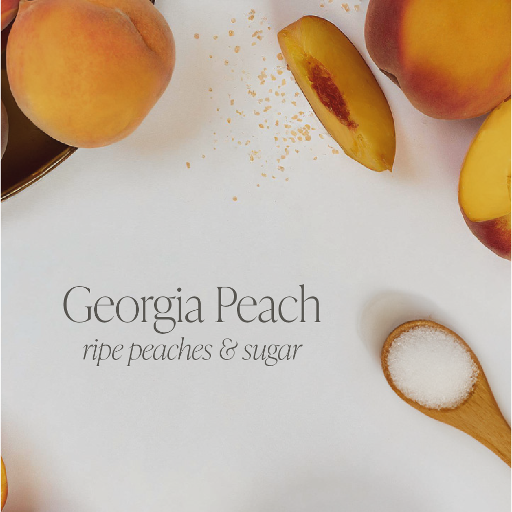 Georgia Peach Luxe Candle Bundle of Three