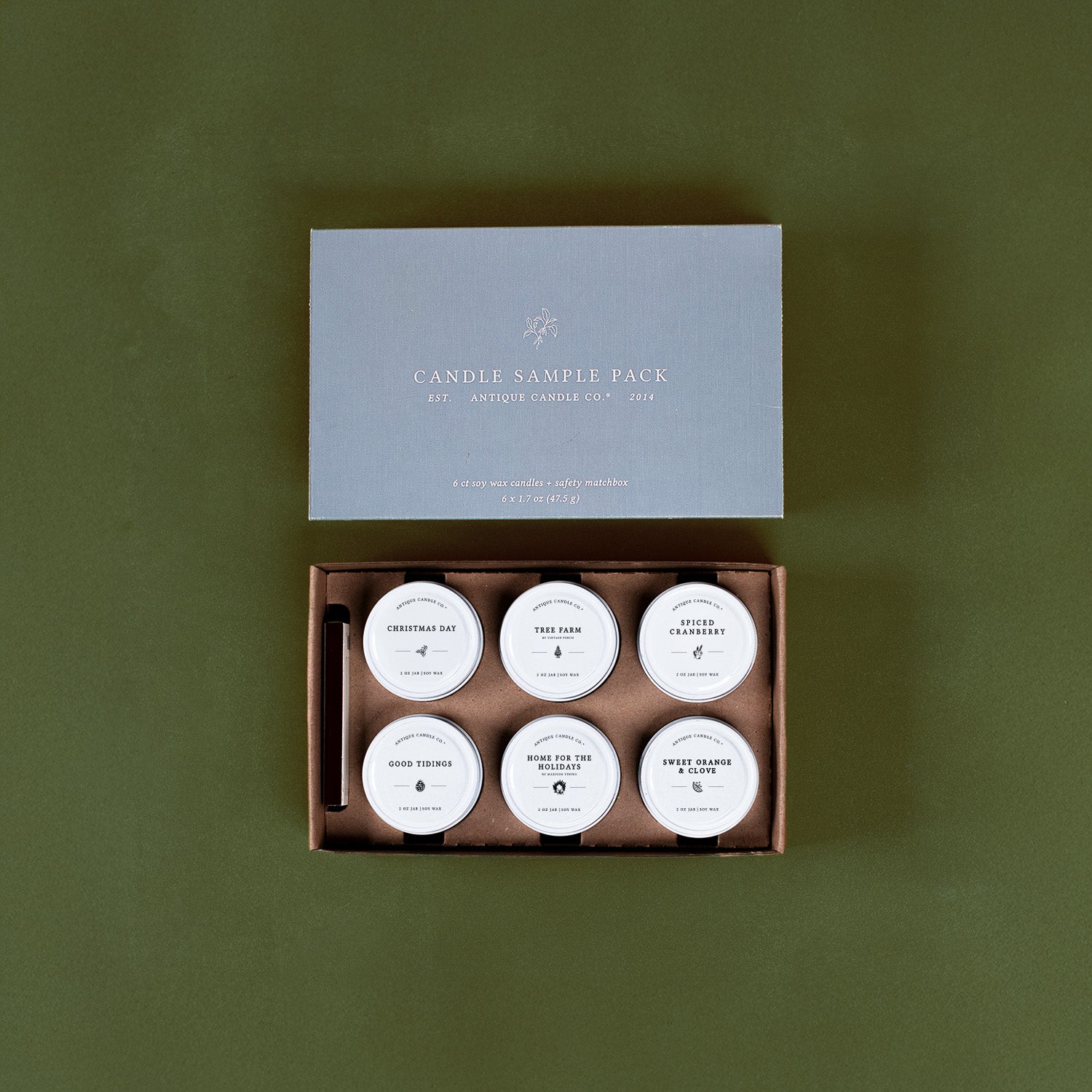 Merry Christmas Sample Pack – Antique Candle Co.