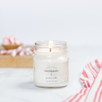 Peppermint 8 oz candle