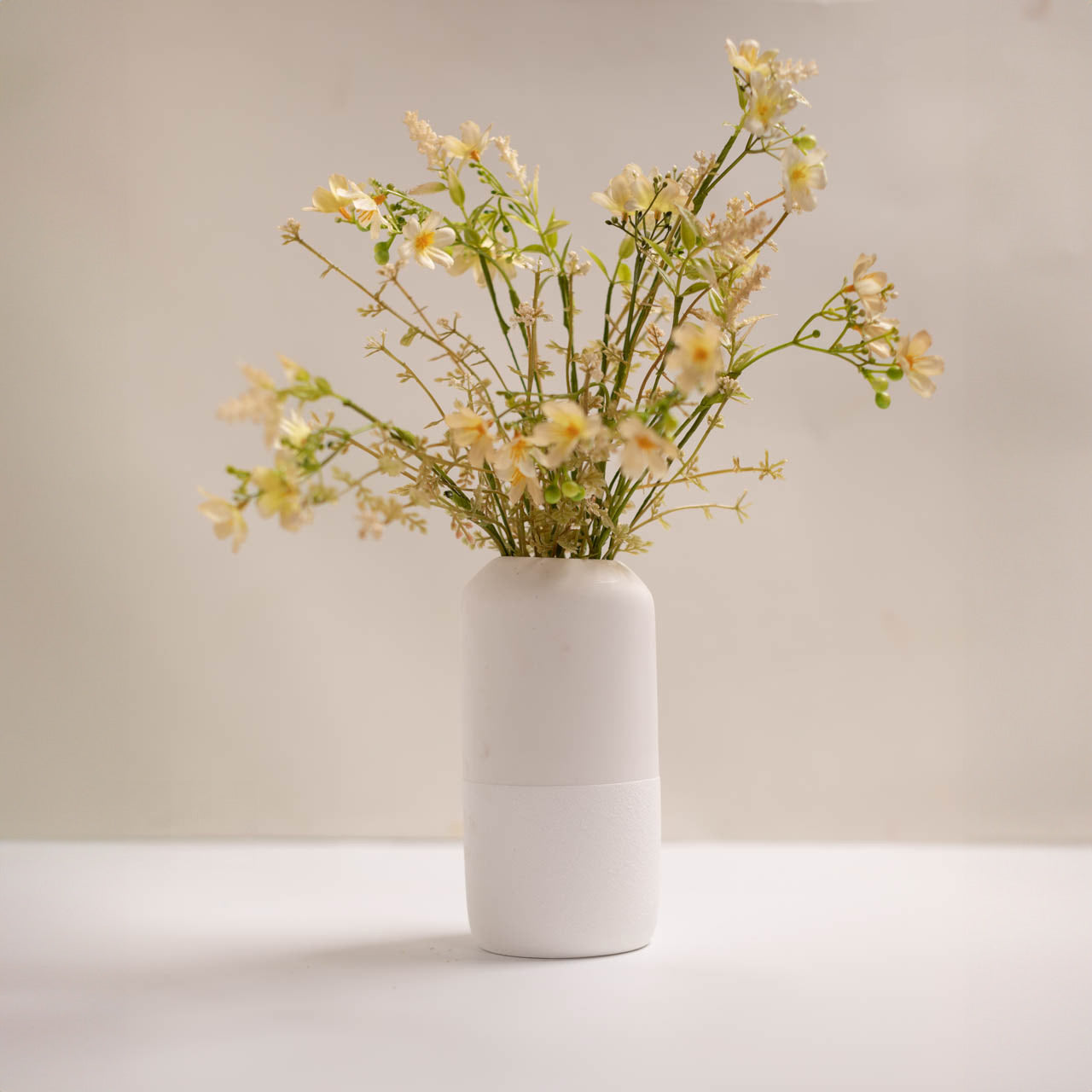 Ceramic Vase & Bouquet Bundle