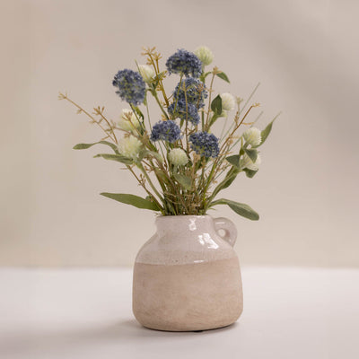 Pitcher Vase & Bouquet Bundle