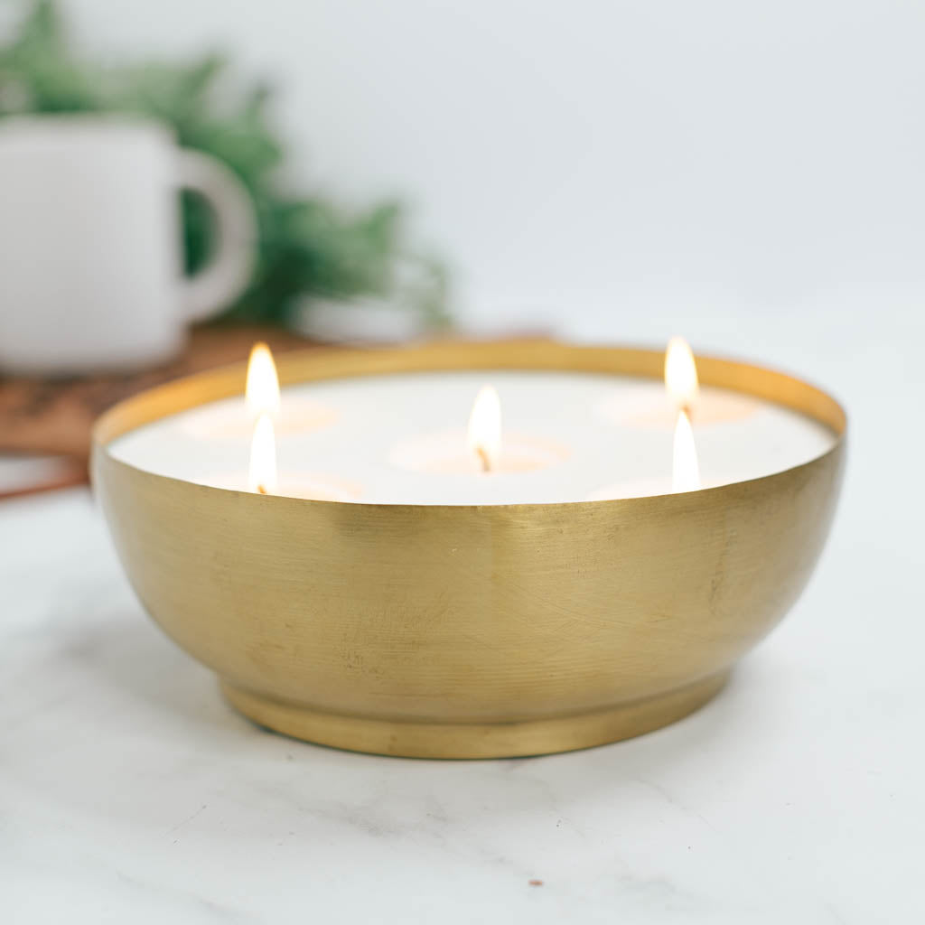 Brass candle