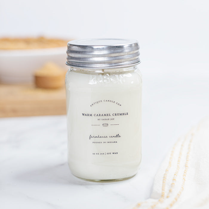 Warm Caramel Crumble by Sarah Joy 16 oz candle