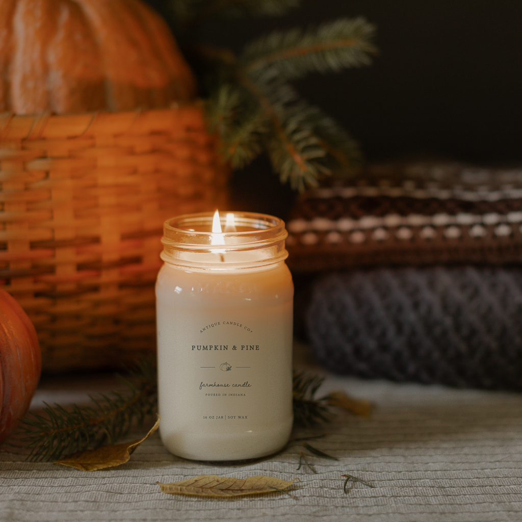 Pumpkin & Pine 16 oz candle