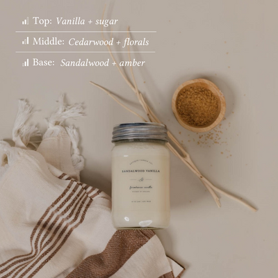 Sandalwood Vanilla 16 oz candle