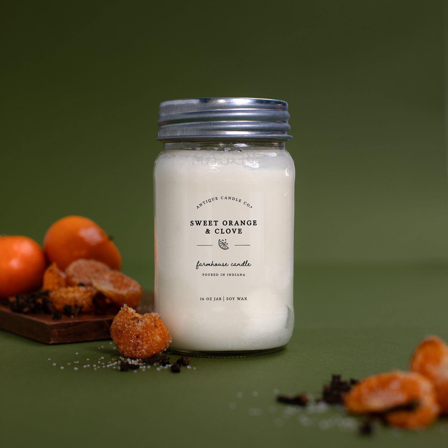 Sweet Orange & Clove 16 oz candle