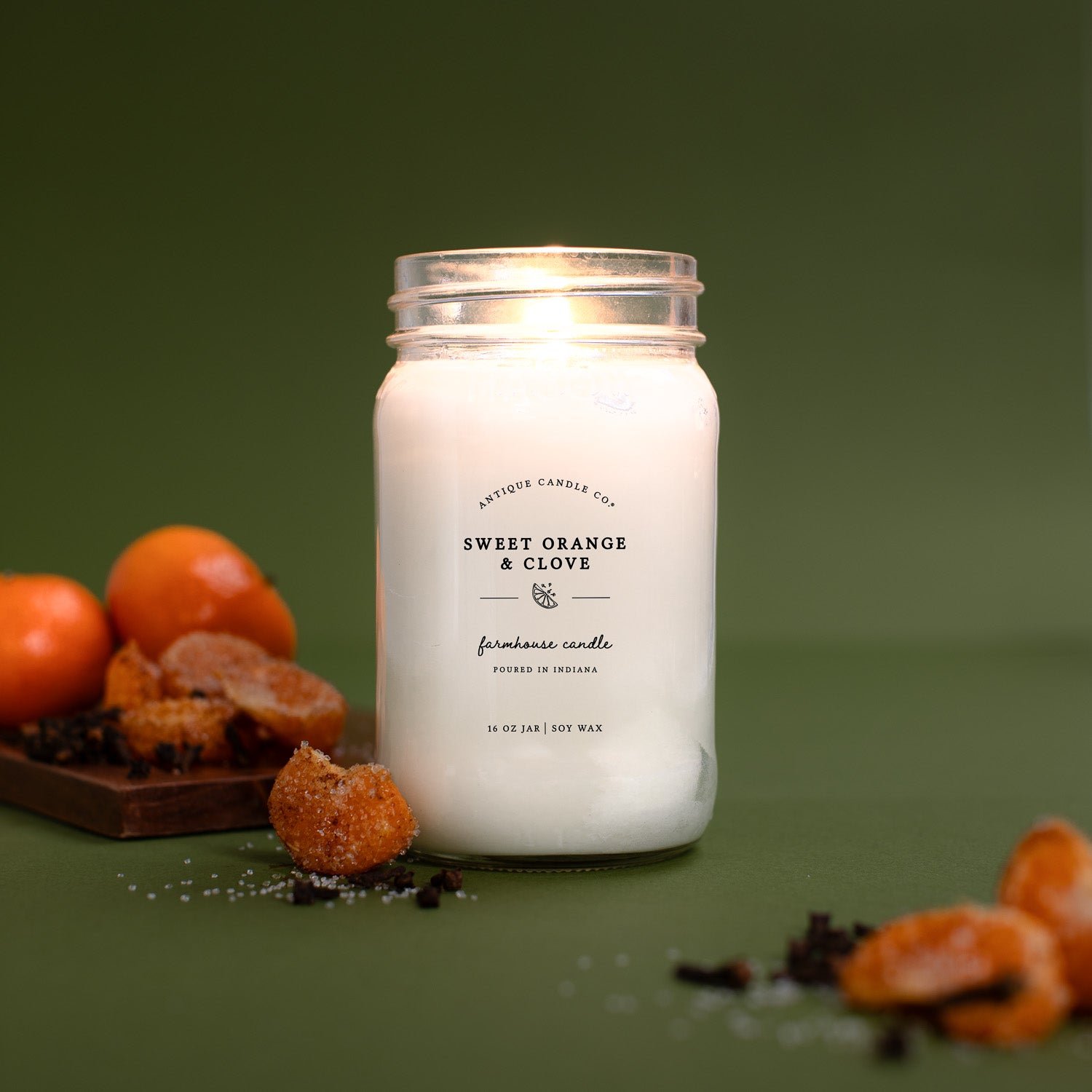 Sweet Orange & Clove 16 oz candle