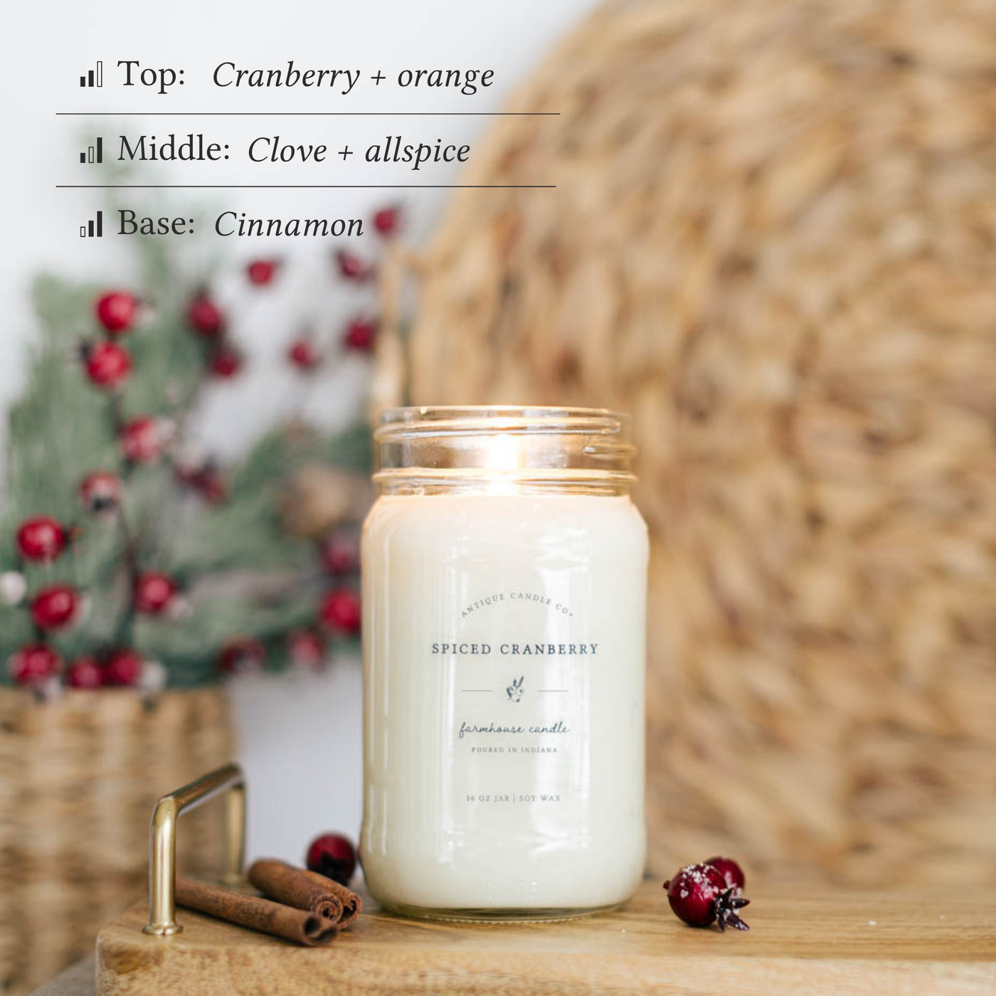 Spiced Cranberry Soy Wax Melts
