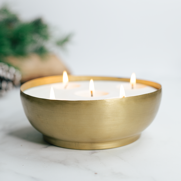 Tree Farm by Vintage Porch Brass Candle