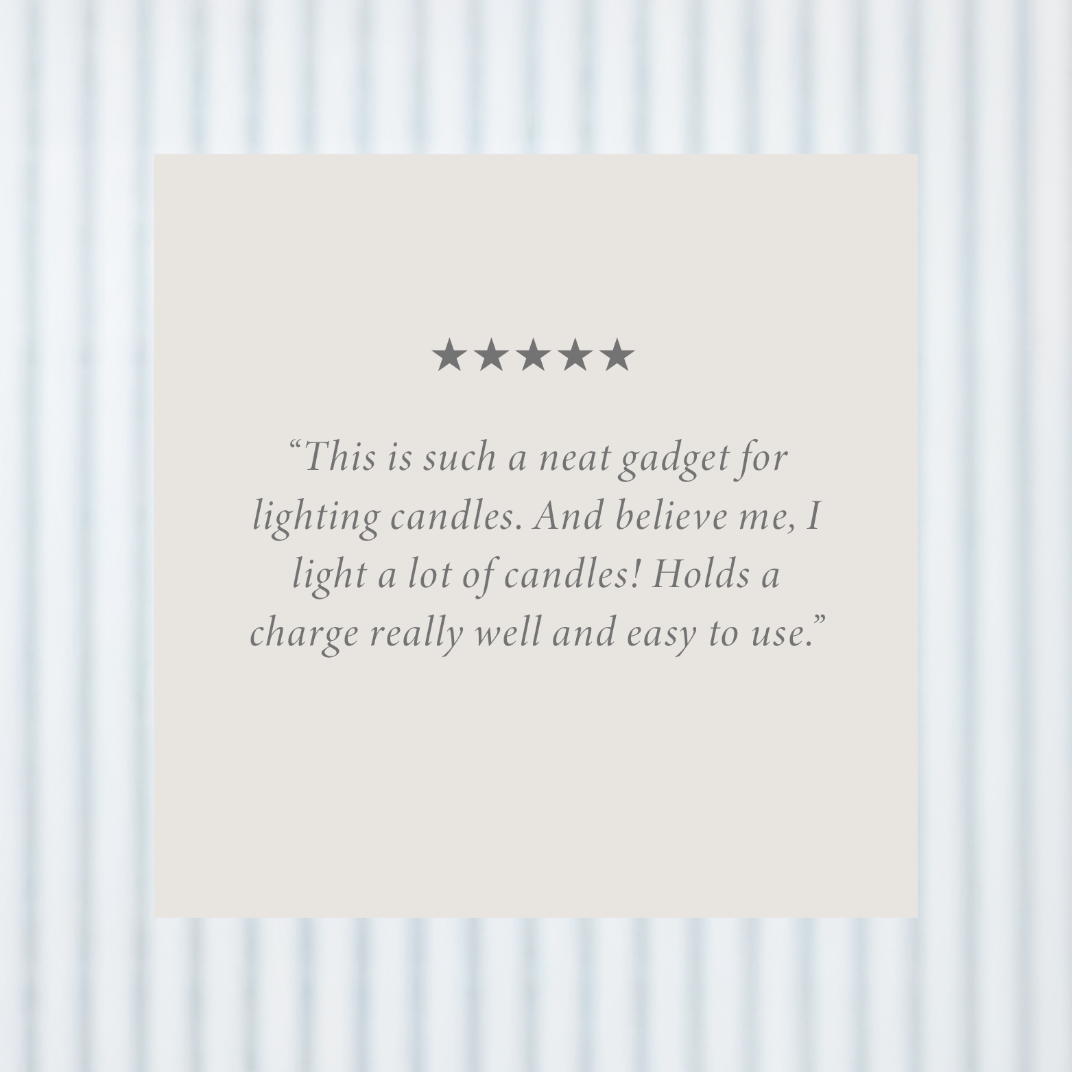 Rechargeable Electric Lighter