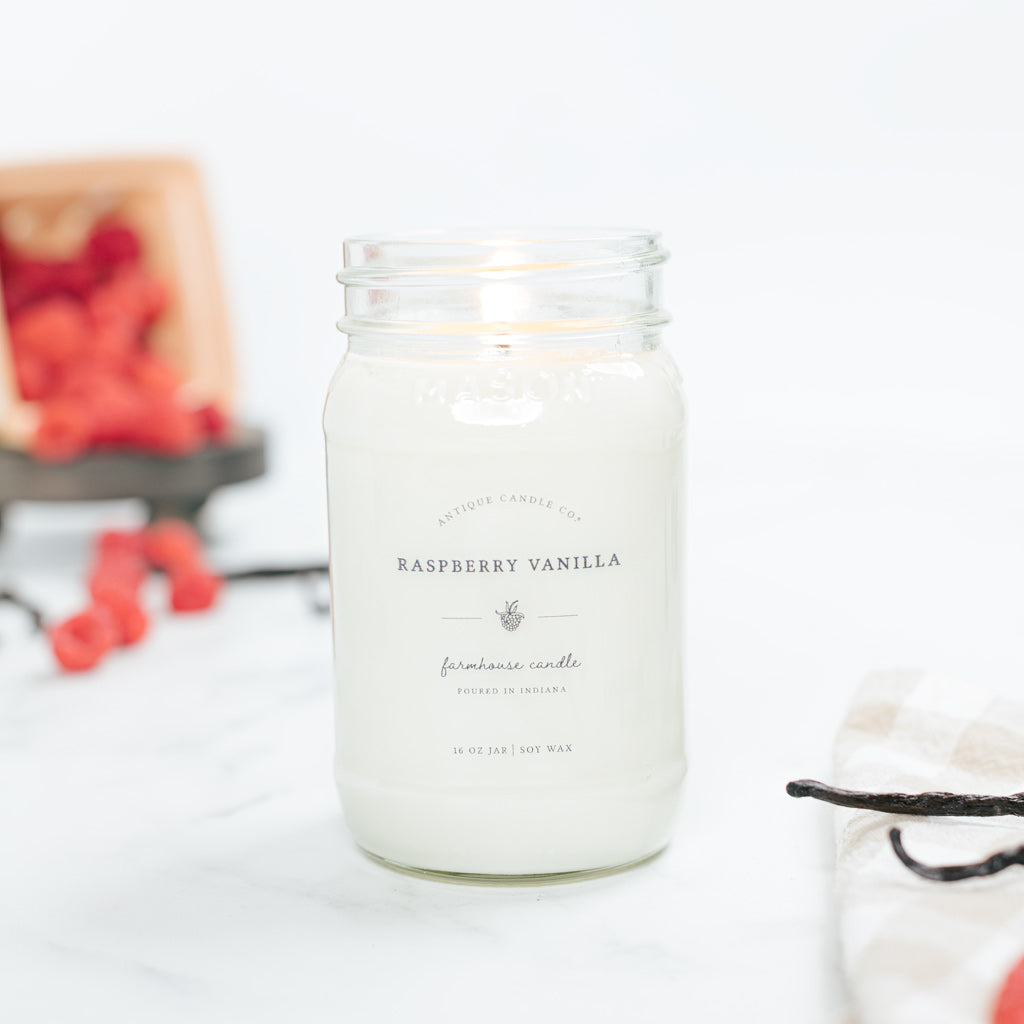 Raspberry Vanilla 16 oz candle