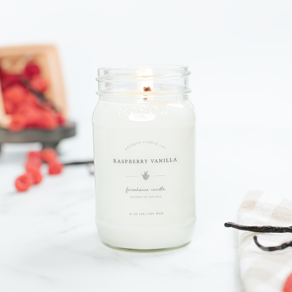 Raspberry Vanilla 16 oz candle