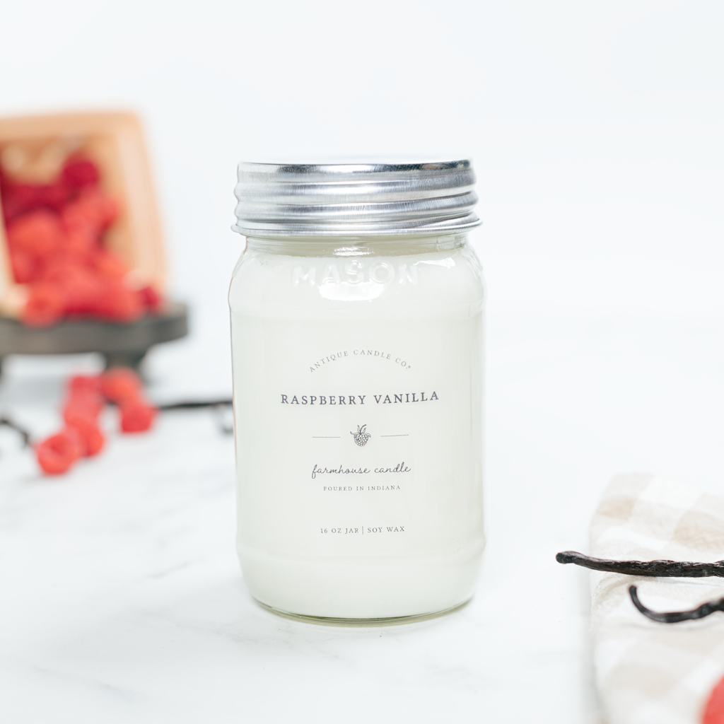 Raspberry Vanilla 16 oz candle