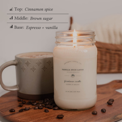 Vanilla Spice Latte by To Mimi's House We Go 8 oz candle