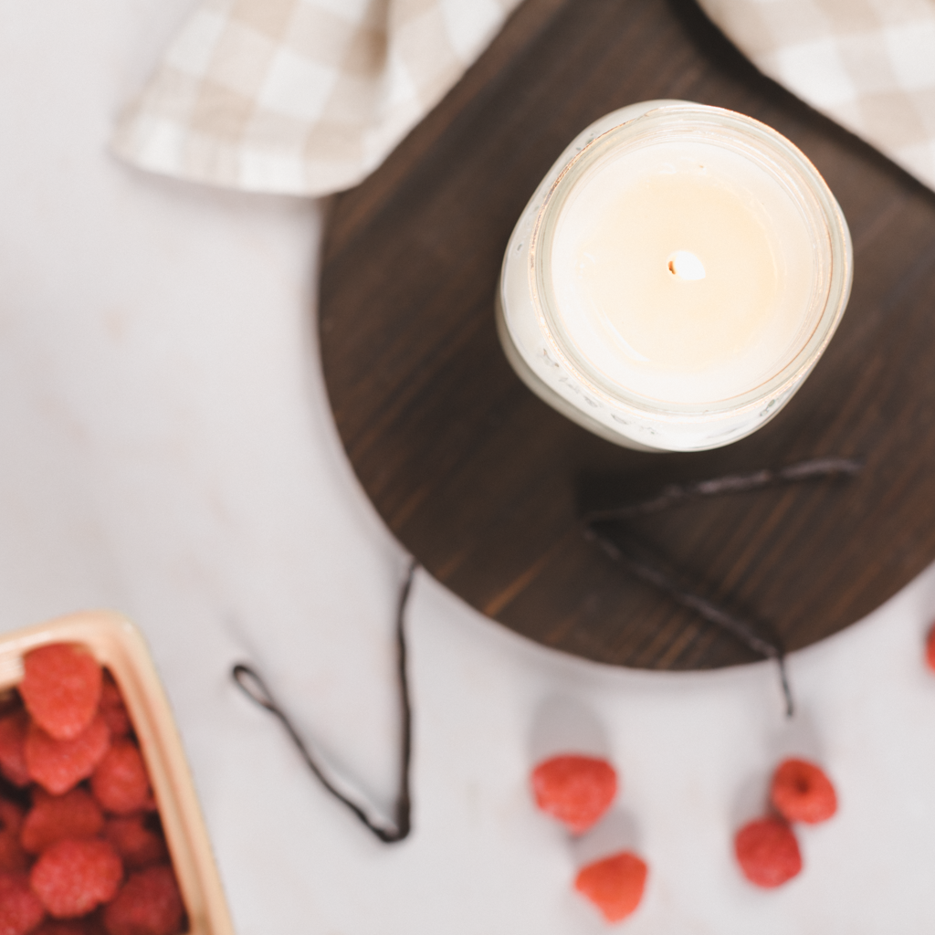 Raspberry Vanilla 16 oz candle