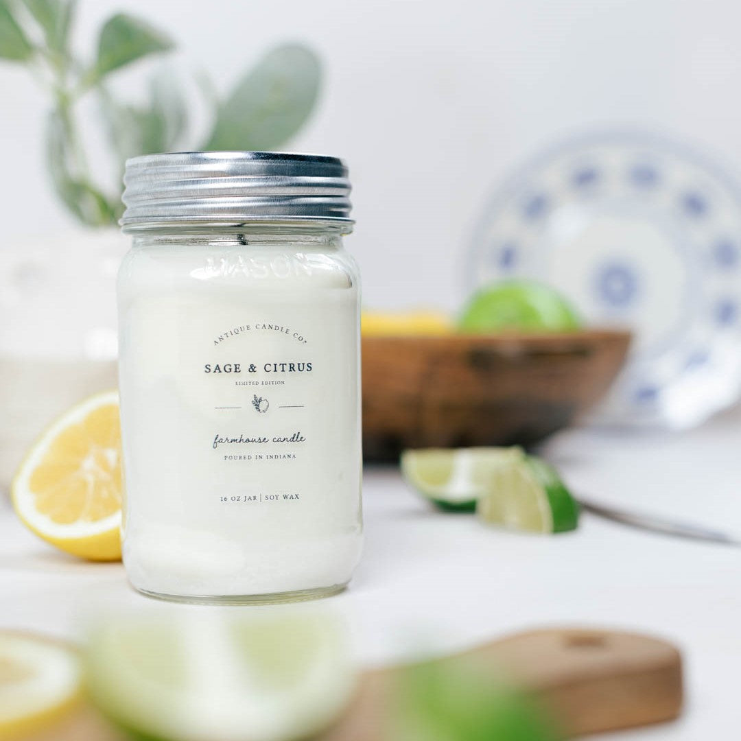Sage & Citrus 16 oz candle