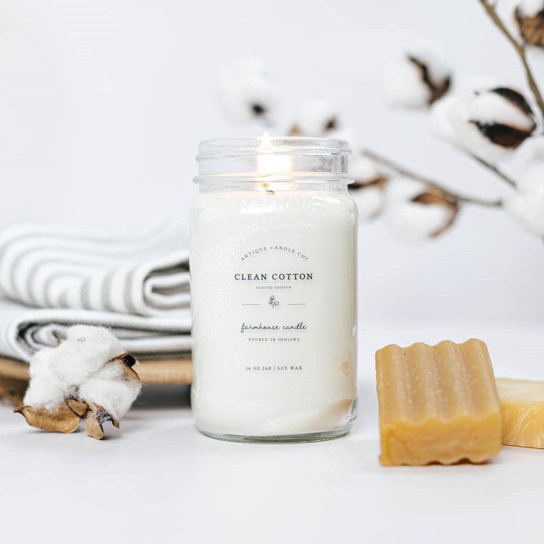 Clean Cotton 16 oz candle