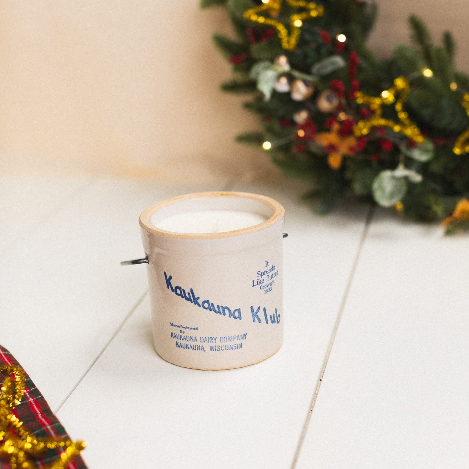 Peppermint Bark - Tan Crock