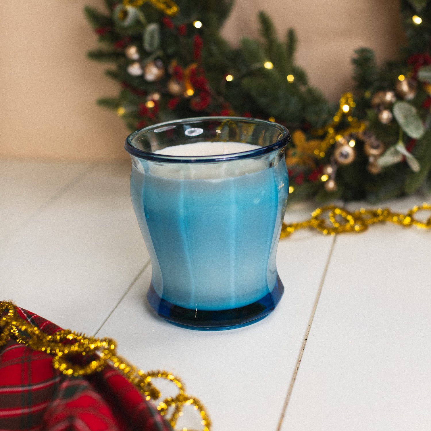 Spiced Cranberry - Blue Candy Dish