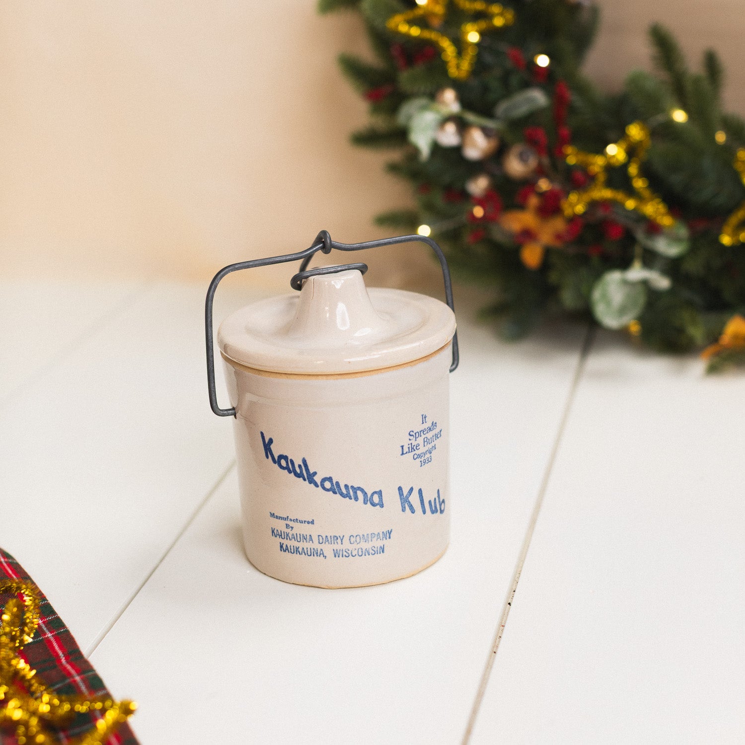 Peppermint Bark - Tan Crock