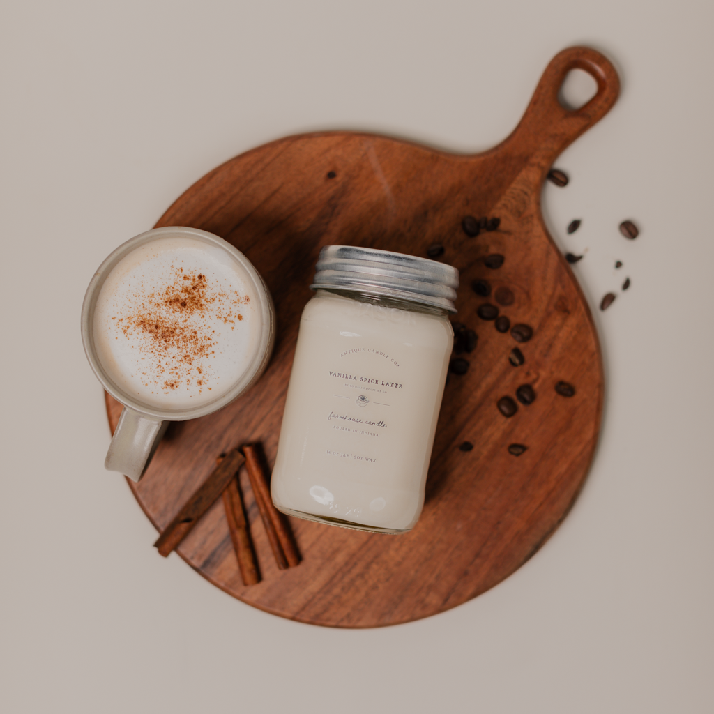 Vanilla Spice Latte by To Mimi's House We Go 16 oz candle