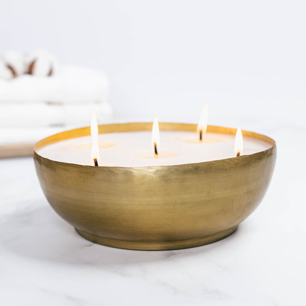 Clean Cotton Brass candle