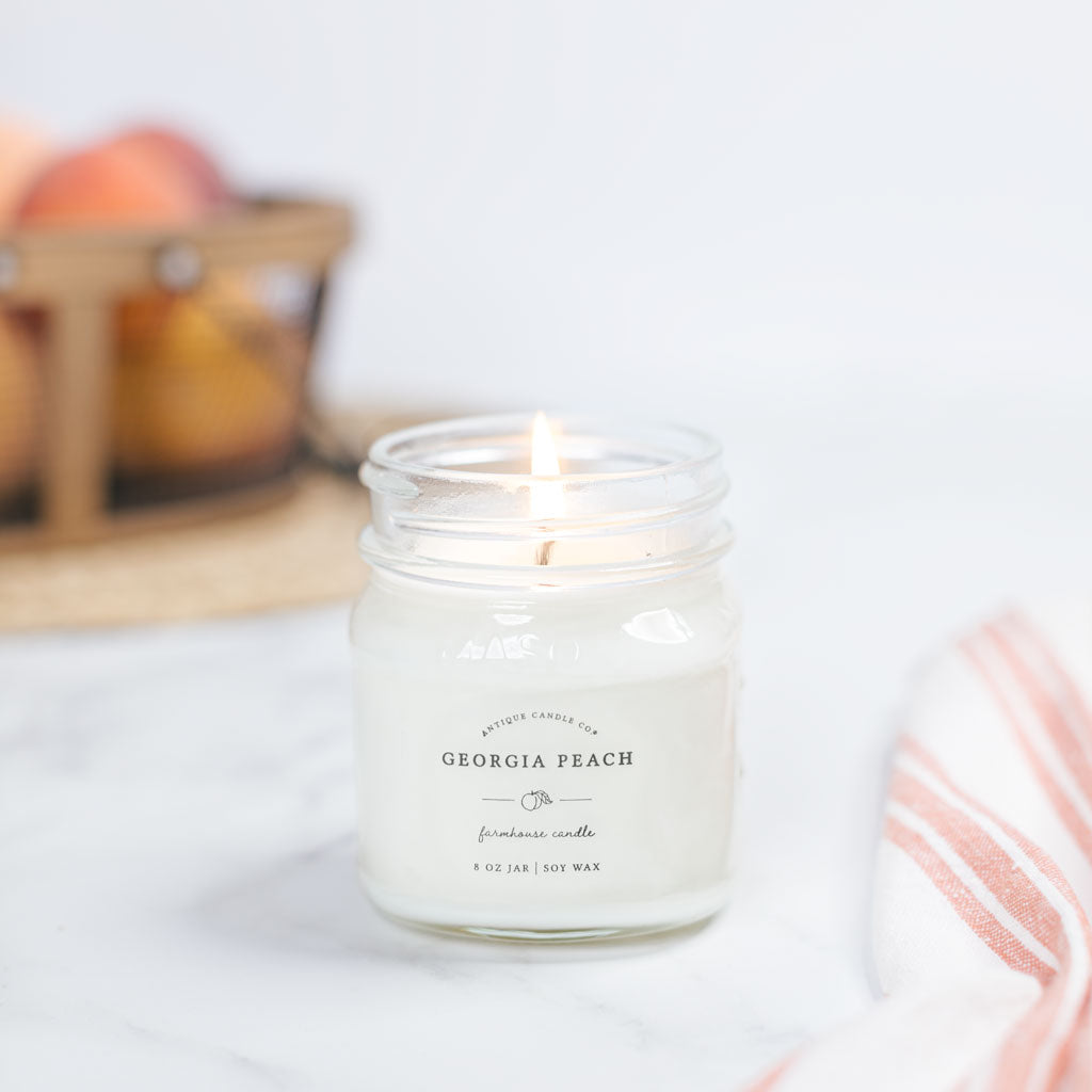 Georgia Peach 8 oz candle - Antique Candle Co.®️