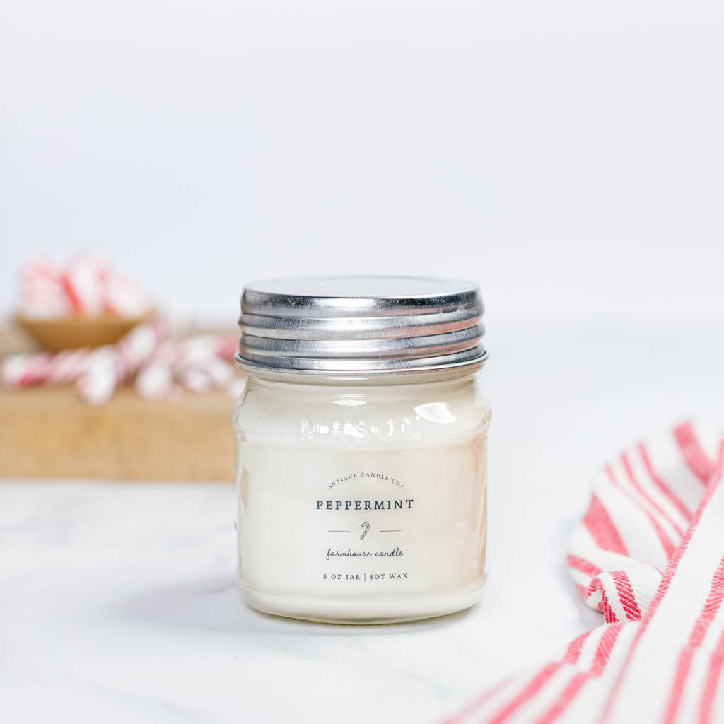 Peppermint 8 oz candle