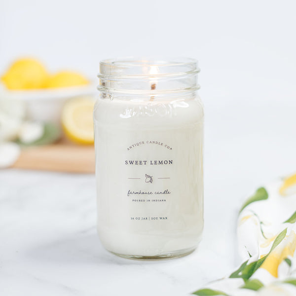 Sweet Lemon 16 oz candle